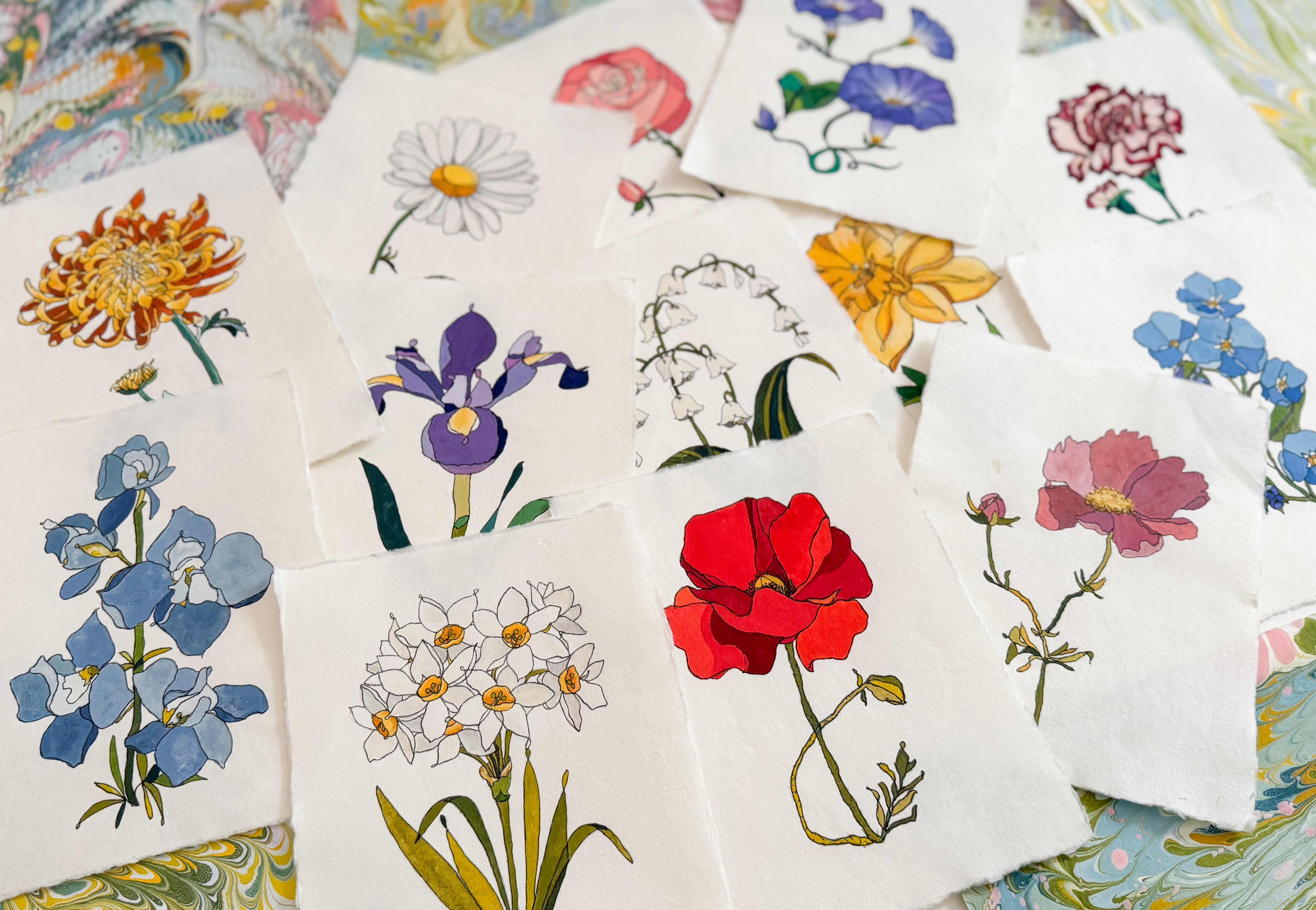 BIRTH FLOWER PRINTS
