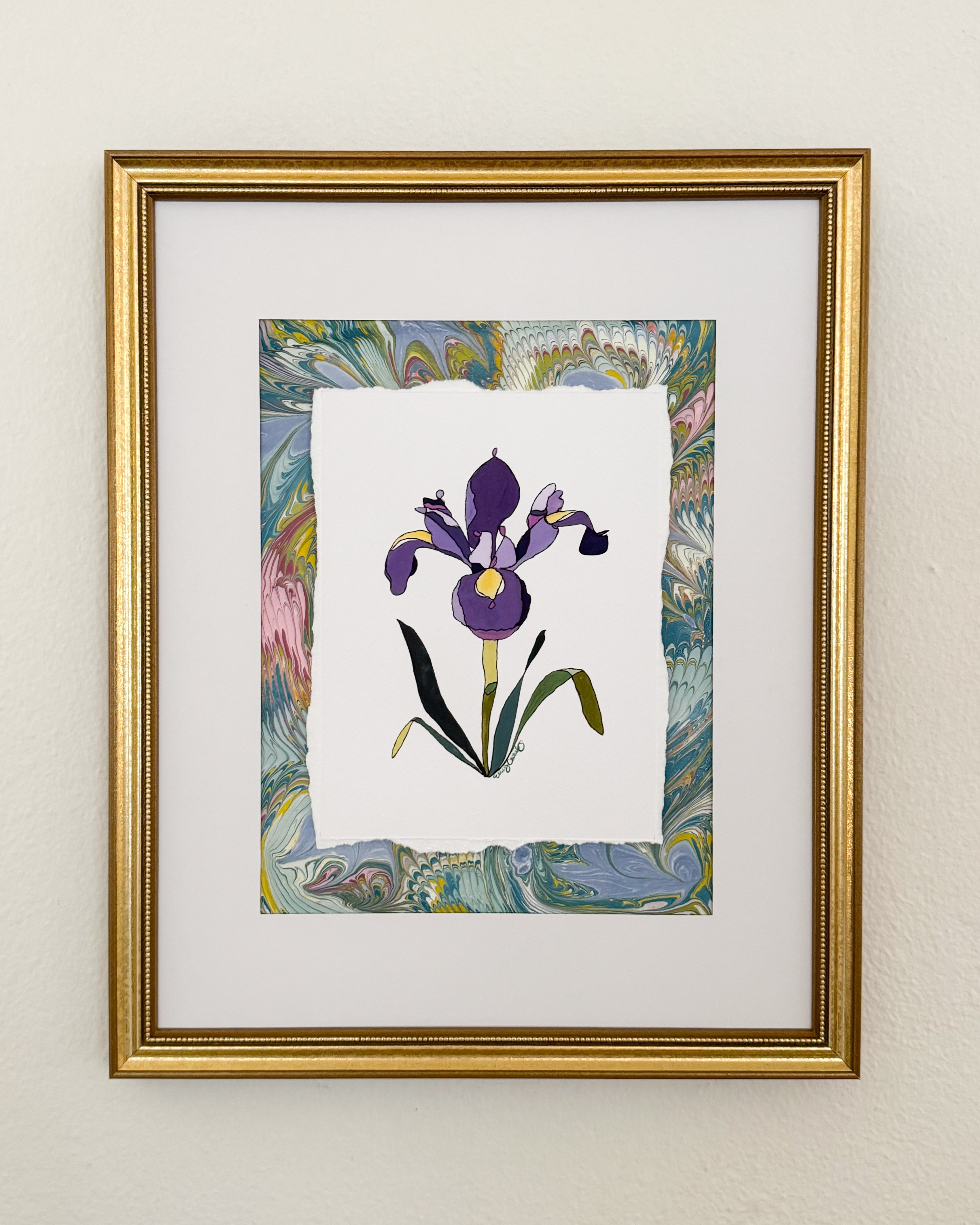 February Birth Flower Print