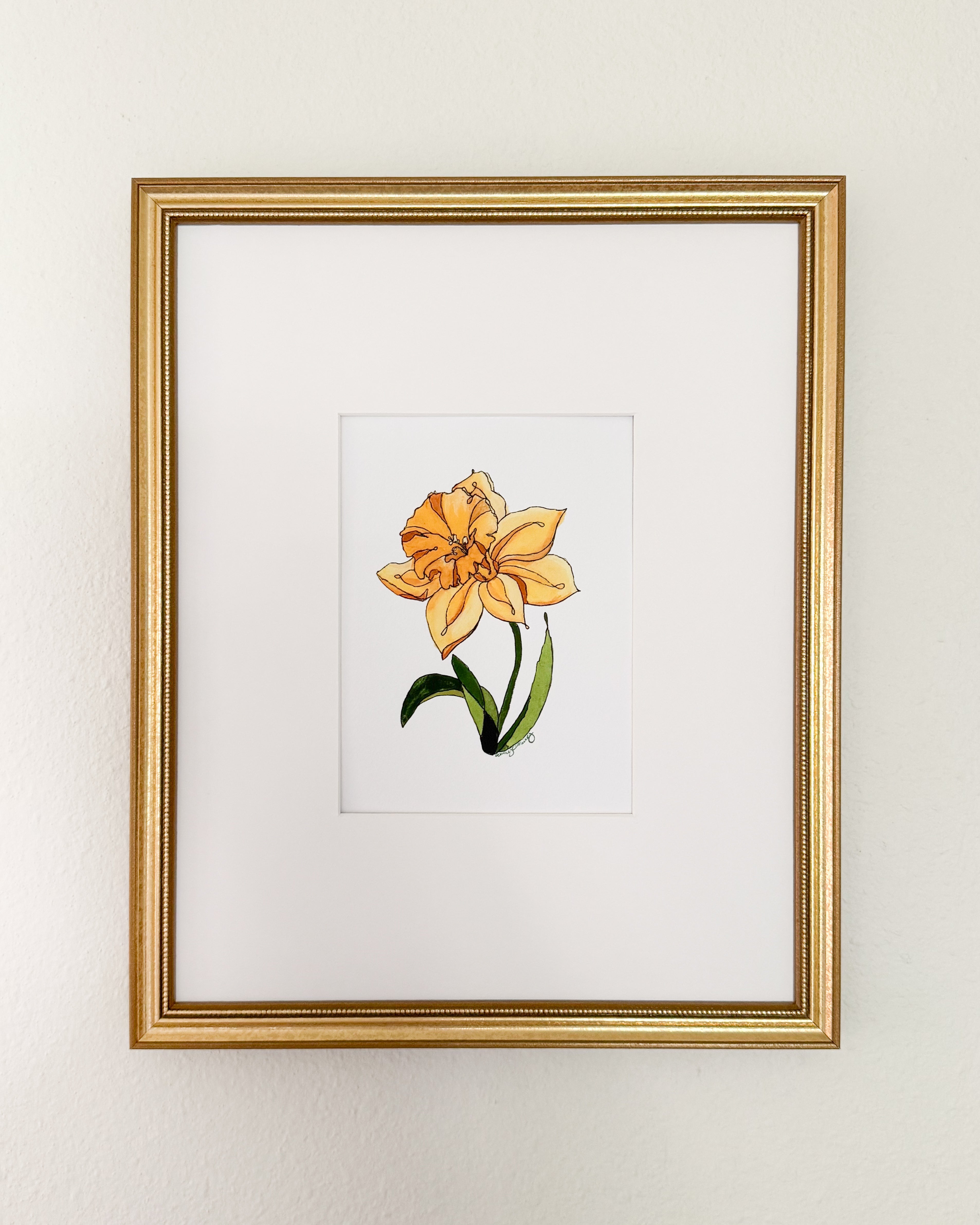 March Birth Flower Print