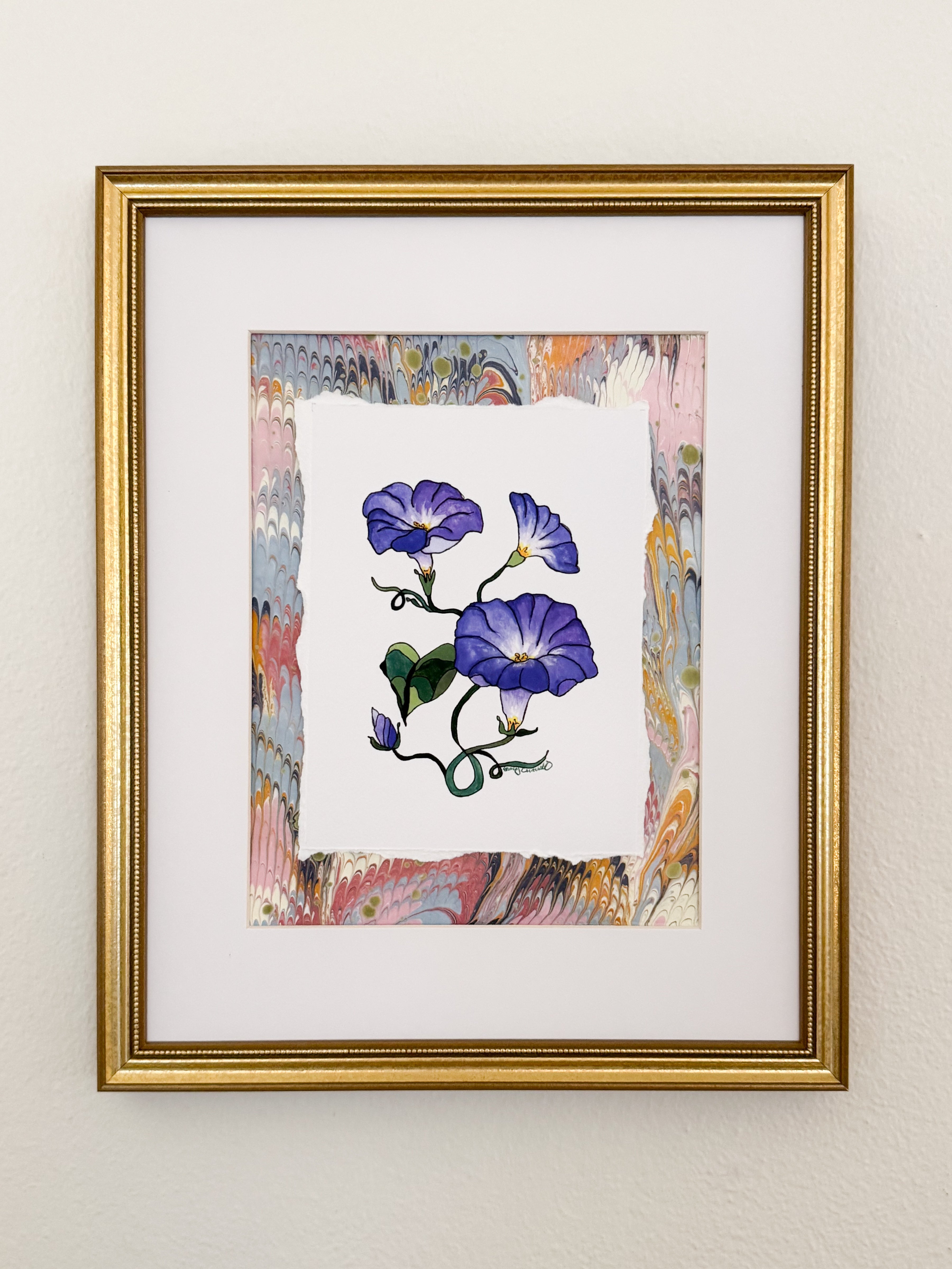 September Birth Flower Print