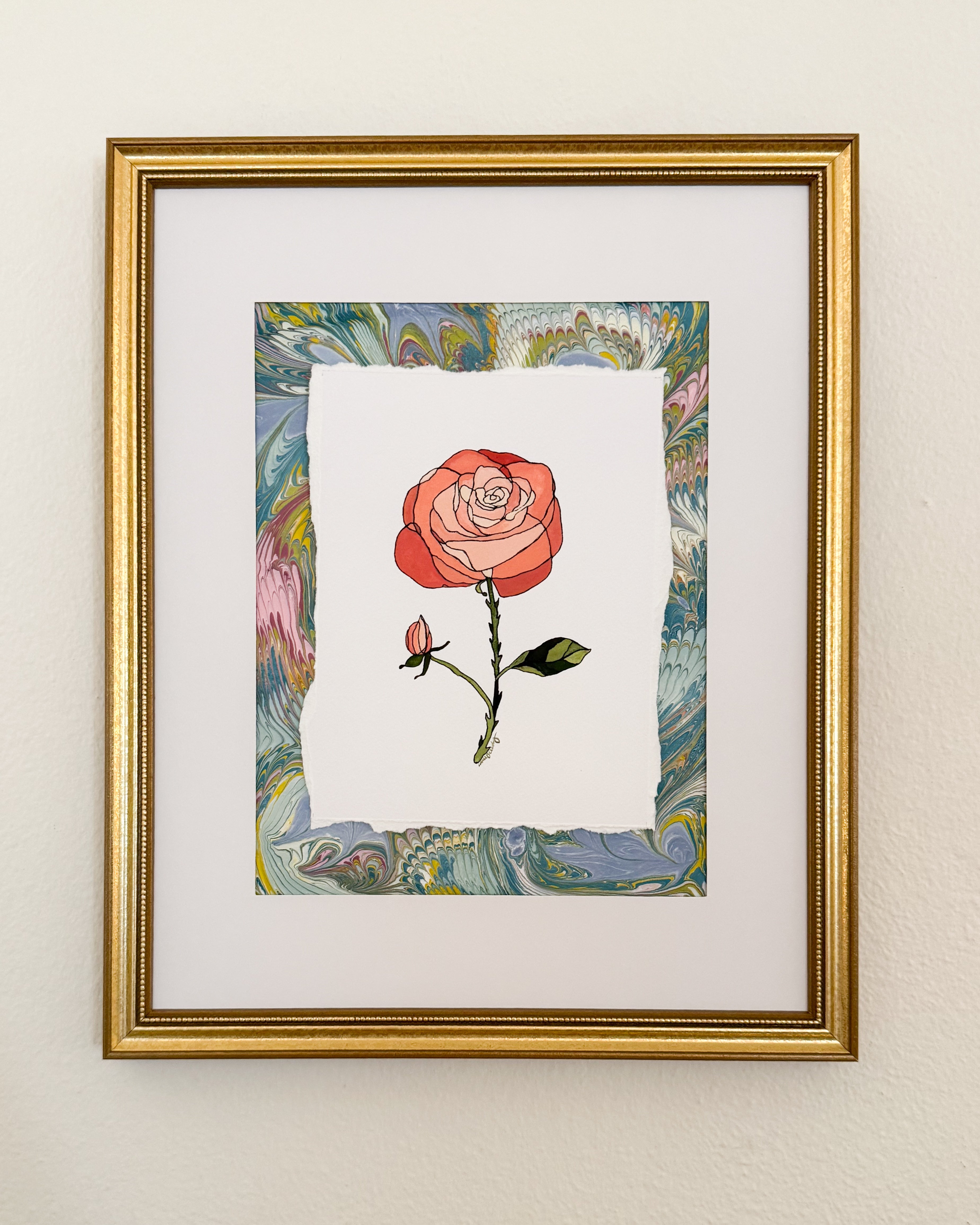 June Birth Flower Print