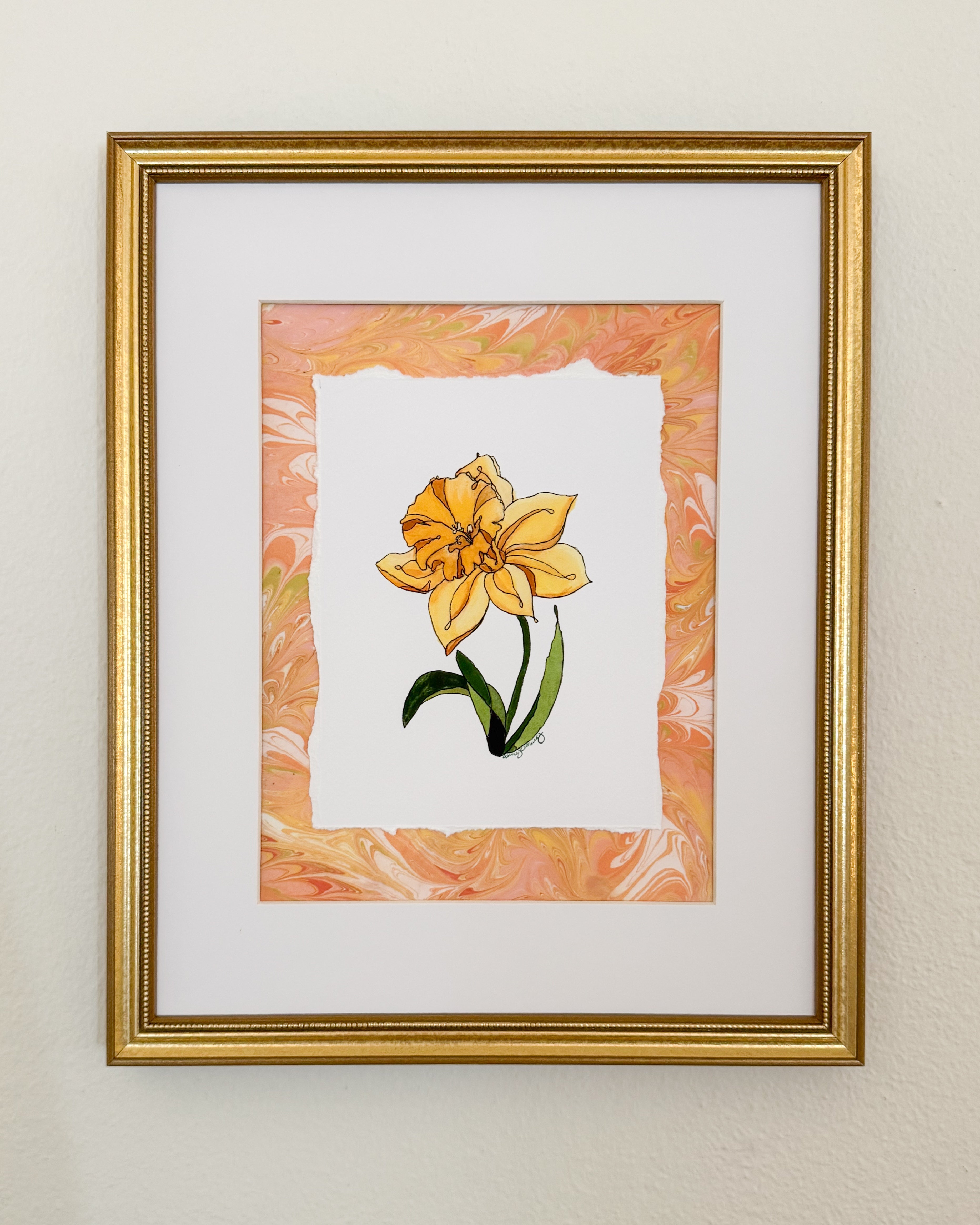 March Birth Flower Print