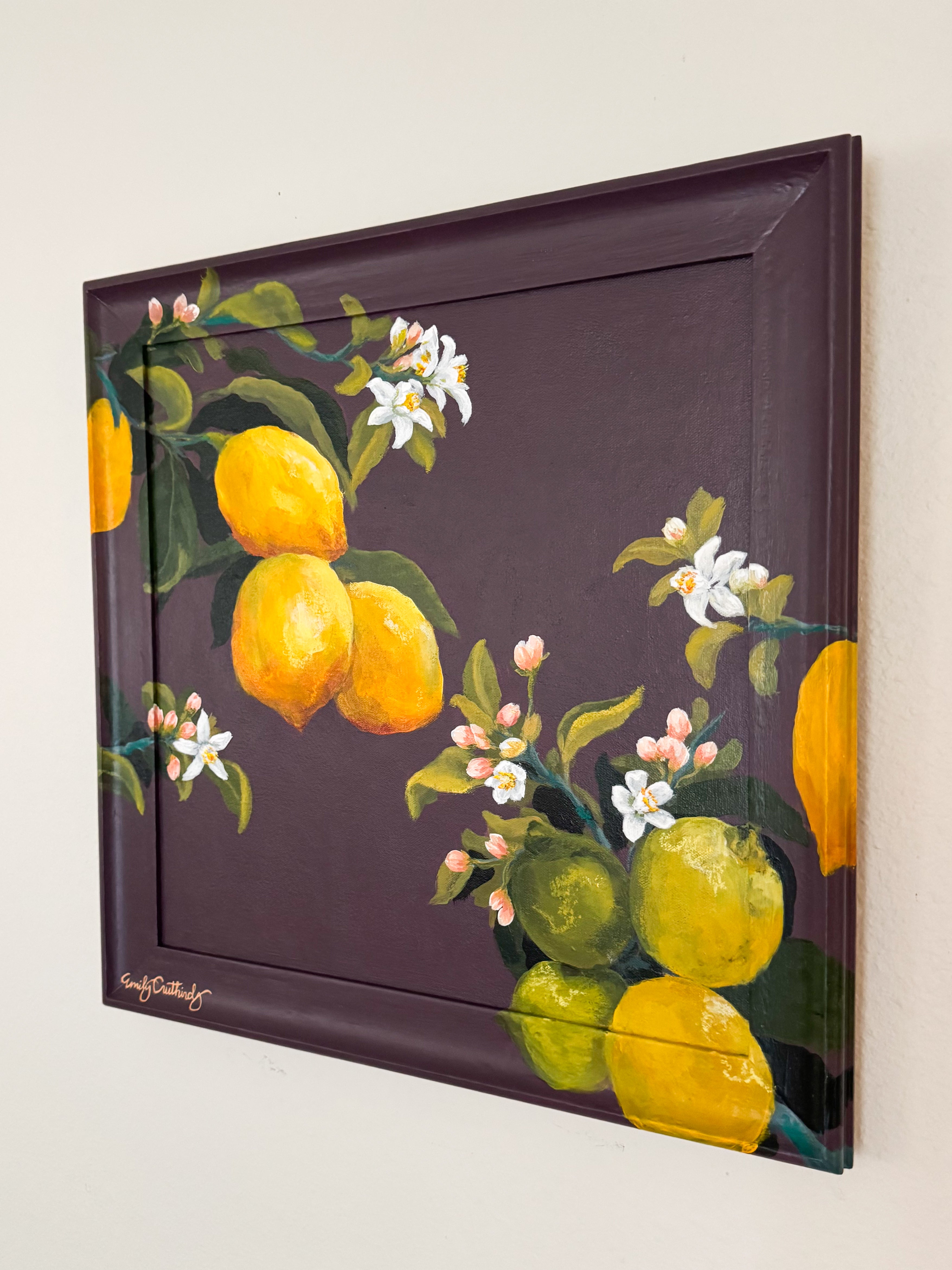 Lemons, Uncontained – Emily Cruthirds Art