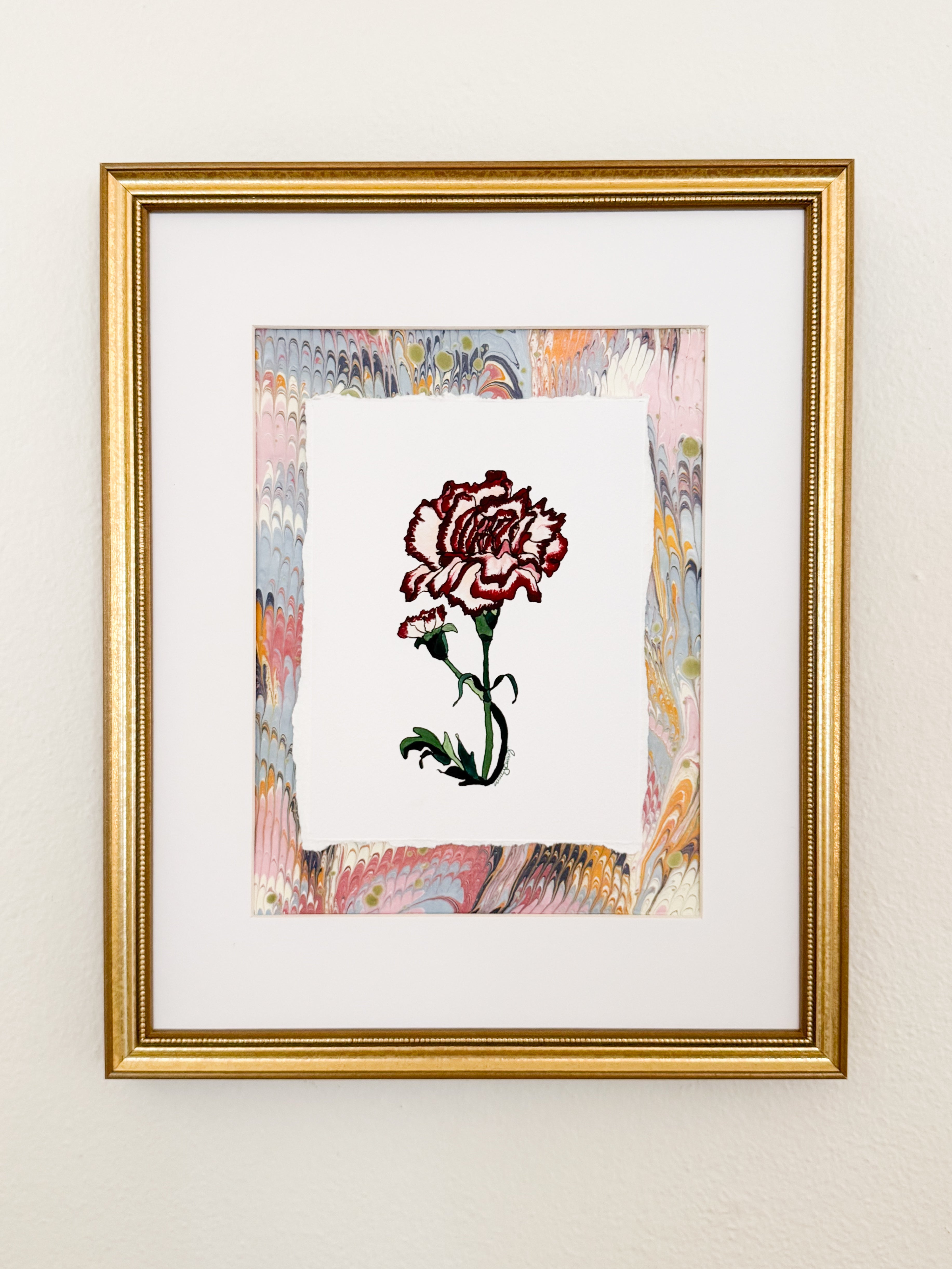 Paloma Water Marbled Print