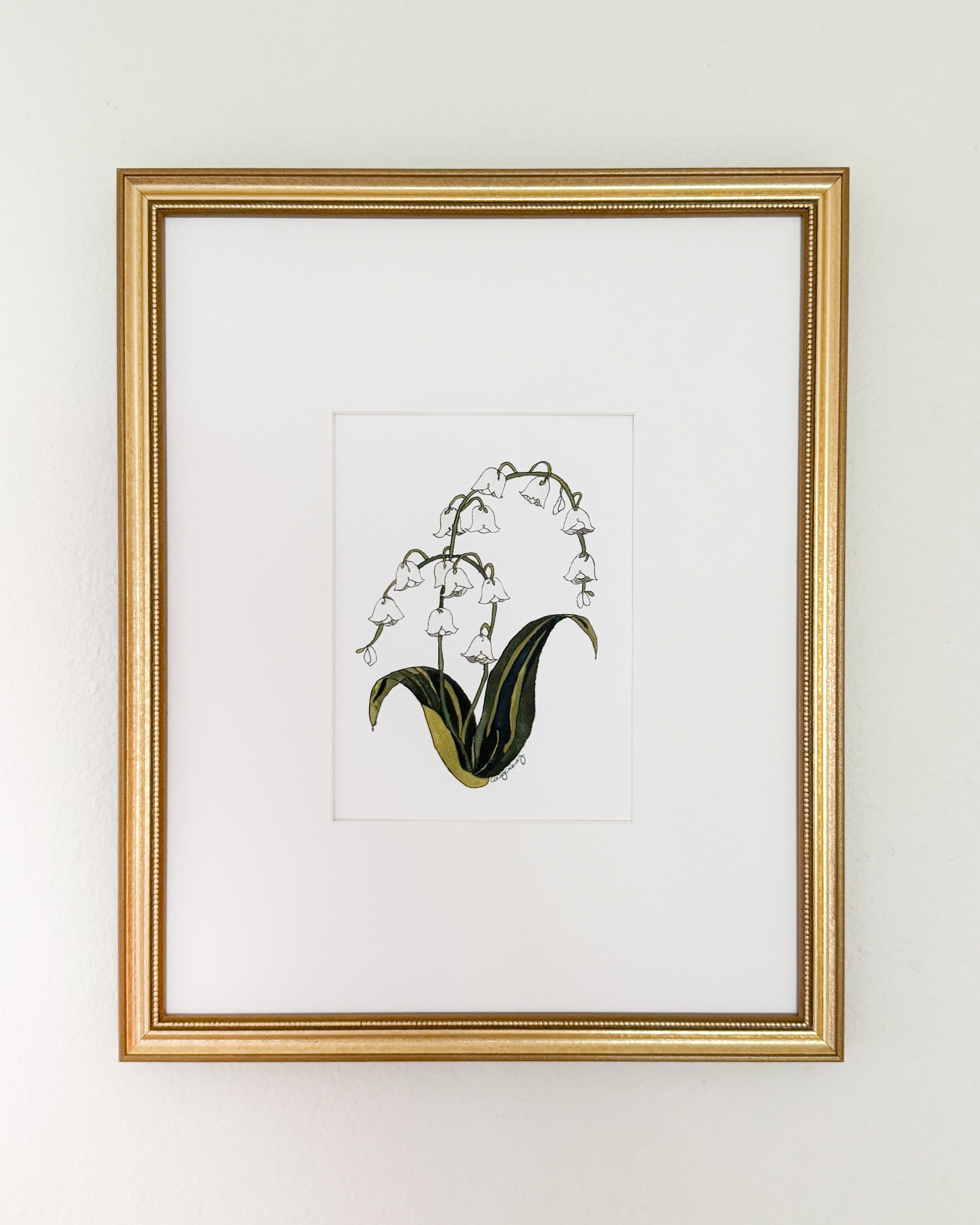 May Birth Flower Print