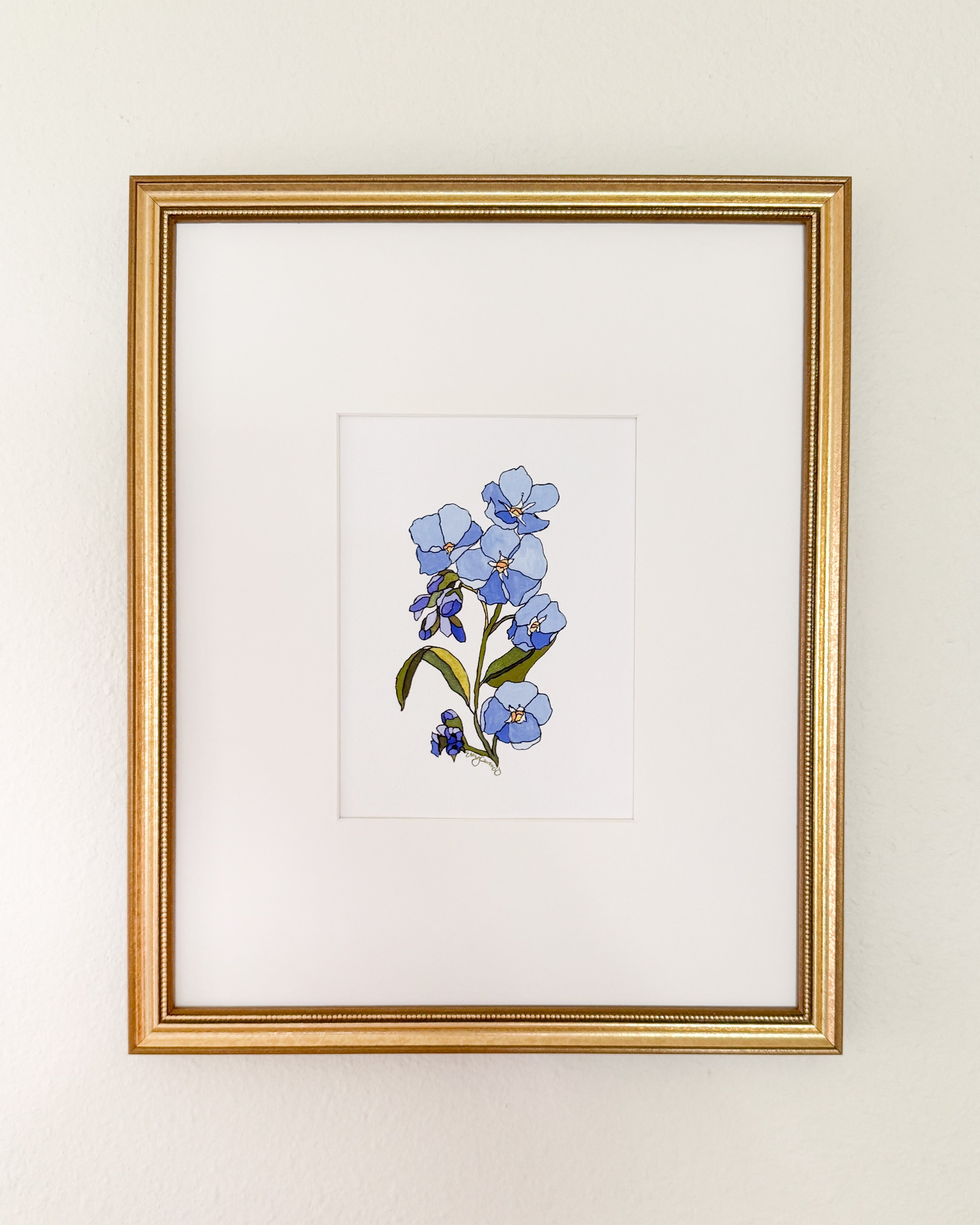 Forget-Me-Not Print